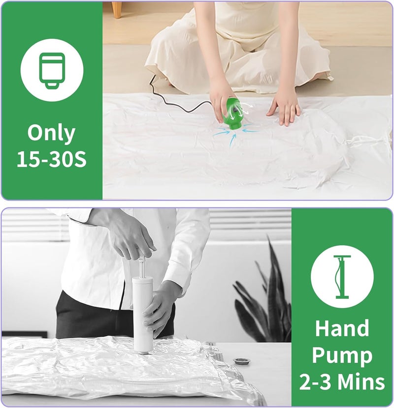 Lisacool Vacuum Pump for Storage Bags Electric Pump for Vacuum Storage Bags Space Saver Bag Portable Electric Pump - Image 4